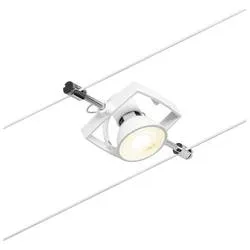 Paulmann Niedervolt-Seilsystem-Leuchte GU5.3 Weiß (matt), Chrom