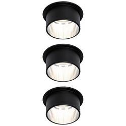 Paulmann 93383 LED-Einbauleuchte 19.5 W Schwarz, Eisen