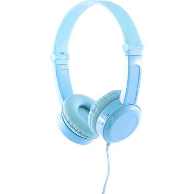 Travel Kinder On Ear Stereo-Headset On Ear Faltbar, Headset, Lautstärkebegrenzung Blau