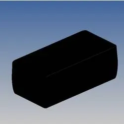 TEKO SR36-DB.9 Universal-Gehäuse 128 x 63.5 x 48 ABS Schwarz 1 St.