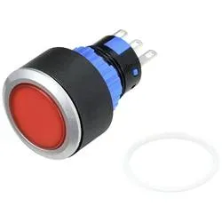 TRU COMPONENTS TC-9219064 Drucktaster 250 V/AC 3 A 1 x Aus/(Ein) tastend (Ø) 25 mm IP40 1 St.