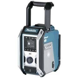 Makita DMR115 Baustellenradio DAB, DAB+ AUX, Bluetooth®, USB spritzwassergeschützt, stoßfest Türkis, Schwarz, Silber