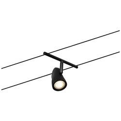 Paulmann WireDC Spot Cup Niedervolt-Seilsystem-Leuchte GU5.3 Schwarz (matt), Chrom