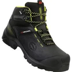 Heckel MACCROSSROAD 3.0 S3 HIGH 6731345 Sicherheitsstiefel S3 Schuhgröße (EU): 45 Schwarz, Gelb 1 Paar