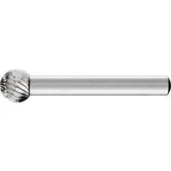 PFERD TOOLS 22420336 Frässtift Kugel Länge 49 mm Produktabmessung, Ø 10 mm Arbeits-Länge 9 mm Schaftdurchmesser 6 mm