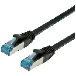 VALUE Patchkabel Cat.6A (Class EA) S/FTP (PiMF), LSOH, schwarz, 7 m