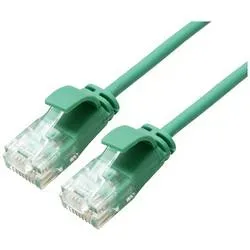 ROLINE UTP DataCenter Patchkabel Cat.6A (Class EA), LSOH, slim, grün, 1,5 m