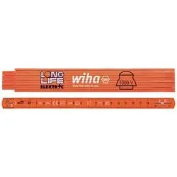 Wiha Elektriker Gliedermaßstab Longlife® 42068 Zollstock 2 m Kunststoff