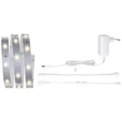 Paulmann Comfort Set Regal 1m 78895 LED-Streifen-Basisset mit Stecker 24 V 1 m Warmweiß 1 Set