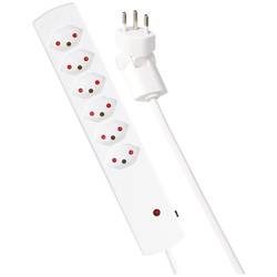 Max Hauri 166766 Steckdosenleiste Weiß CH-Stecker 1 St.