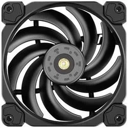 Jonsbo HF-120 PWM PC-Gehäuse-Lüfter Schwarz (B x H x T) 120 x 25 x 120 mm