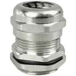 TRU COMPONENTS TC-10302884 Kabelverschraubung PG16 Messing (vernickelt) Metall 1 St.