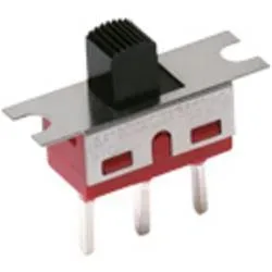 C & K Switches 1201M2S3AQE2 Schiebeschalter 120 V 6 A 2 x Ein/Ein 1 St. Bulk