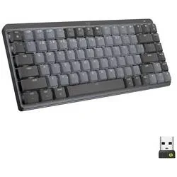 Logitech - MX Mechanical Mini (DE, Kabellos), Grau
