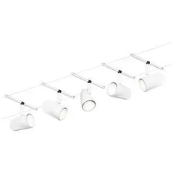 Paulmann Cup 94467 Seil-Basissystem GU5.3 Weiß (matt), Chrom