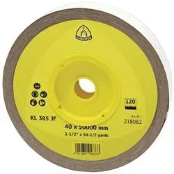 Schleifgeweberolle KL 385 JF 115mm K.60 f.Metall Korund KLINGSPOR