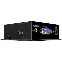 LINDY LINDY Cat.6 2 Port VGA Receiver - Erweiterung für Video/Audio RJ45 VGA Empfänger über Netzwerkkabel RJ45