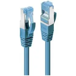 LINDY 47153 RJ45 Patchkabel CAT 6a S/FTP 10.00 m Blau 1 St.