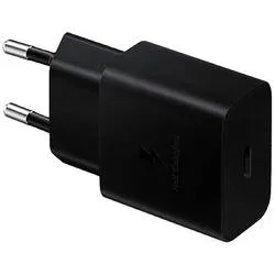 Samsung -  USB-C 15W Netzteil + Kabel, Schwarz, One Size