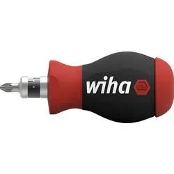Wiha Stubby Werkstatt Bit-Schraubendreher 7teilig Schlitz, Kreuzschlitz Phillips, Pozidriv, TORX, Innen-Sechskant