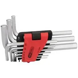 KS Tools 151.4540 Innen-Sechskant Winkelschraubendreher-Set 1/16 Zoll, 5/64 Zoll, 3/32 Zoll, 1/18 Zoll, 5/32 Zoll, 3/16