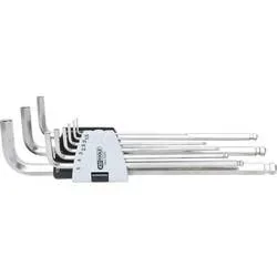 KS Tools 964.0520 Innen-Sechskant Winkelschraubendreher-Set 1.5 mm, 2 mm, 2.5 mm, 3 mm, 4 mm, 5 mm, 6 mm, 8 mm, 10 mm