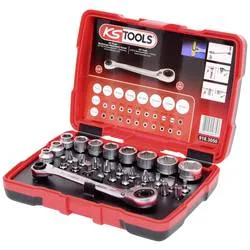 KS Tools 918.3050 Steckschlüsselsatz metrisch 1/4 (6.3 mm) 31teilig 918.3050