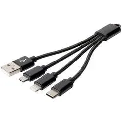DIGITUS - 3-in-1 Ladekabel