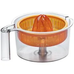 Bosch Haushalt Zitruspresse MUZ5ZP1 spülmaschinenfest Transparent, Orange