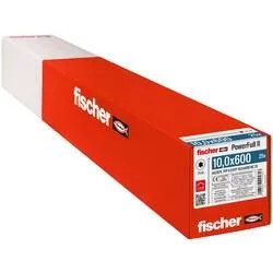 Fischer 562979 FPF II CHTF 10,0 x 600 BC 25 Holzschraube 10 mm 600 mm TX Stahl galvanisch verzinkt 25 St.
