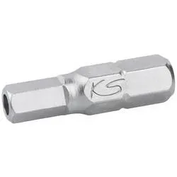 KS Tools 911.2949 Sechskant-Bit Spezialstahl vernickelt C 6.3 1 St.
