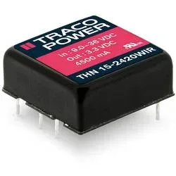 TracoPower THN 15-7225WIR DC/DC-Wandler, Print 72 V/DC +24 V/DC, -24 V/DC 315 mA 15 W Anzahl Ausgänge: 2 x Inhalt 1 St.