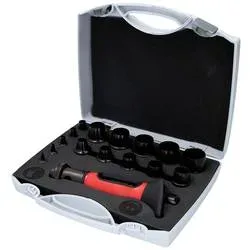 Ring-Stanzeisen-Satz 16 Teile Chrom Vanadium. KS Tools Werkzeuge- Maschinen GmbH 56123449