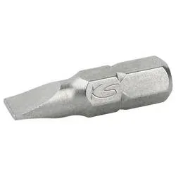 KS Tools 911.2237 Schlitz-Bit 4 mm S2-Stahl vernickelt C 6.3 1 St.