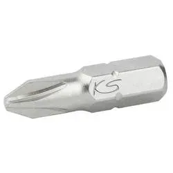 KS Tools 911.2396 9112396 Kreuzschlitz-Bit PH 0 Spezialstahl vernickelt C 6.3 1 St.