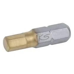 KS Tools 911.3672 Sechskant-Bit Werkzeugstahl titanbeschichtet C 6.3 1 St.