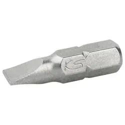 KS Tools 911.3311 Schlitz-Bit 10 mm S2-Stahl vernickelt C 6.3 1 St.