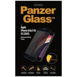 PanzerGlass - Displayschutz Case Friendly Privacy iPhone 6/6S/7/8/SE 2020, Transparent, One Size
