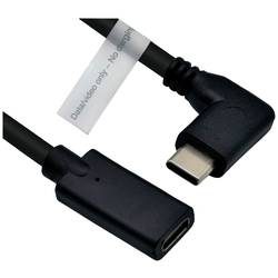 ROLINE USB-C-C, Videokabel-Verl. 11.04.5496 Black, ST/BU 2m