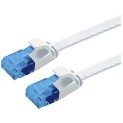 VALUE Patchkabel flach, CAT.6a UTP 21.99.2062 White, halogenfrei 2m