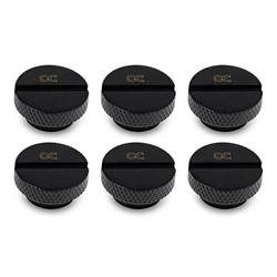 Alphacool Eiszapfen Verschlussschraube G1/4, schwarz Wasserkühlung-Fitting