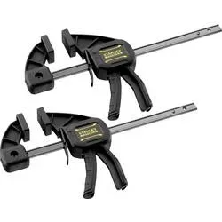 STANLEY FMHT0-83232 Einhandzwinge Spann-Weite (max.):150 mm Produktabmessung, Länge: 325 mm Ausladungs-Maße:62 mm