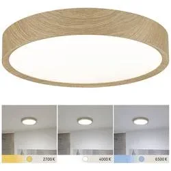 Paulmann 71085 Tega LED-Deckenleuchte LED LED fest eingebaut 22.5 W Holz