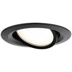 Paulmann 92459 Nova Plus Coin LED-Einbauleuchte LED 6 W Schwarz (matt)