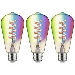 29164 Paulmann Home LED-Leuchtmittel E27 EEK: G (A - G) 6.3 W RGBW Gold