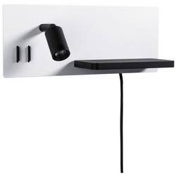 Paulmann Serra 71102 Wandleuchte 5.5 W LED Weiß (matt), Schwarz (matt)