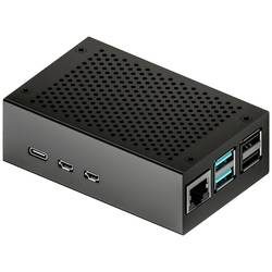 Joy-it RB-AlucaseP5-01B SBC-Gehäuse Raspberry Pi® Aluminium Schwarz