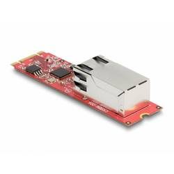 Delock 62985 Schnittstellen-Konverter [1x Gigabit-LAN (1/2.5 Gbit/s) - 1x M.2 Key B-Stecker, M.2 Key M-Stecker]