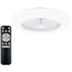 Philips LED Amigo Deckenventilator 20 W, 42 W (Ø x H) 490 mm x 137 mm Weiß mit Beleuchtung, Dimmbar