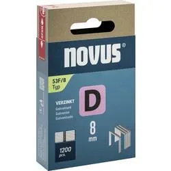 Novus Tools 042-0789 Flachdrahtklammern Typ 53F 1200 St. Abmessungen (L x B) 8 mm x 11.3 mm